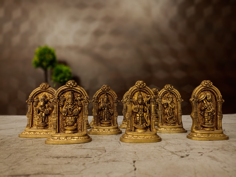 Brass Dhasavatharam Set 3"