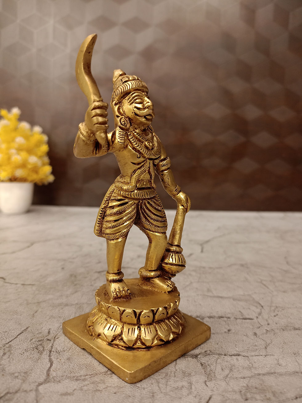 Brass Karupanasamy Idol 5.5"