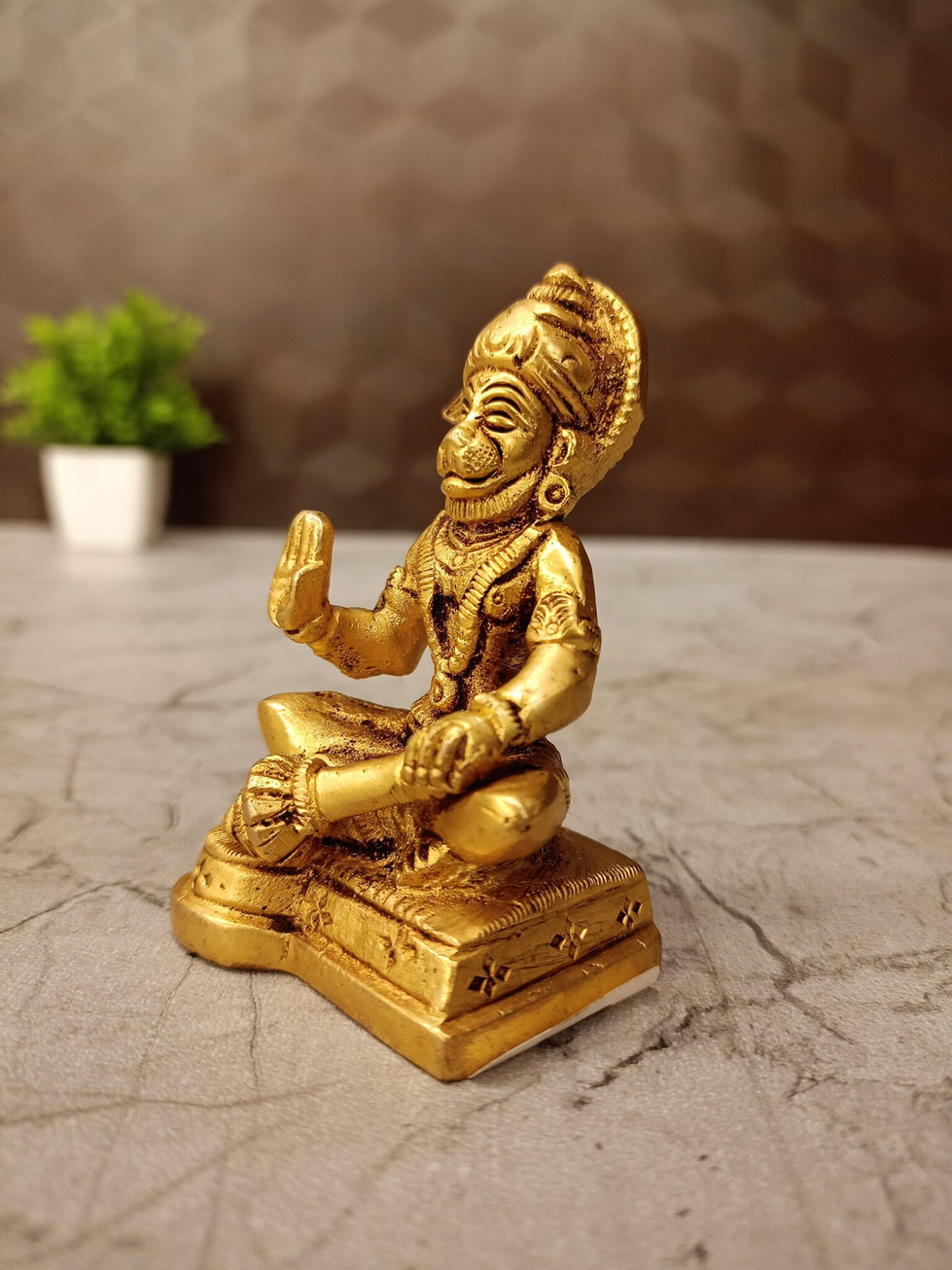 Brass Hanuman Idol