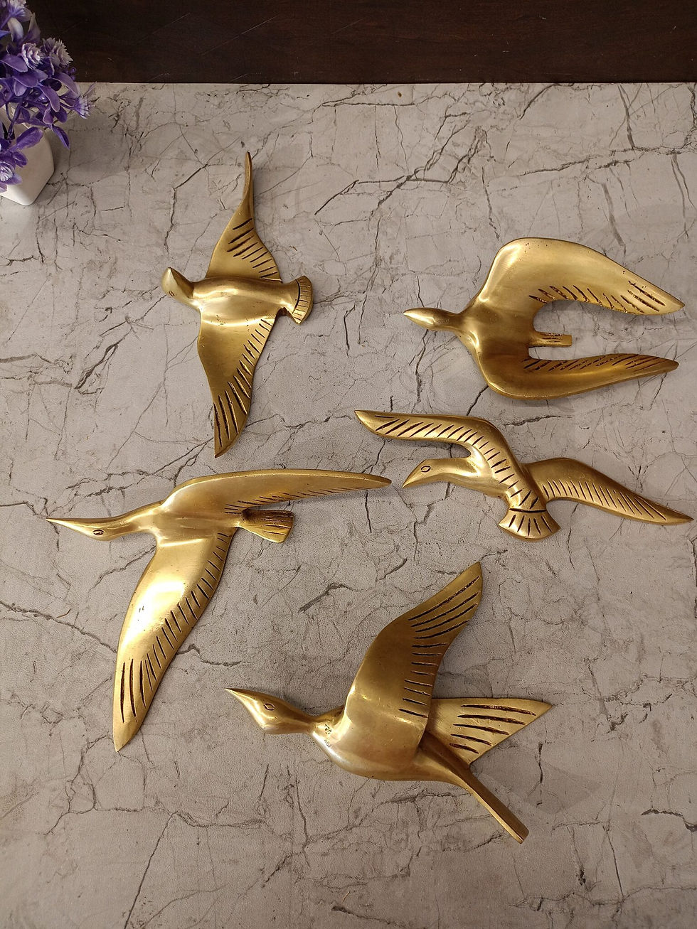 Brass Bird Set