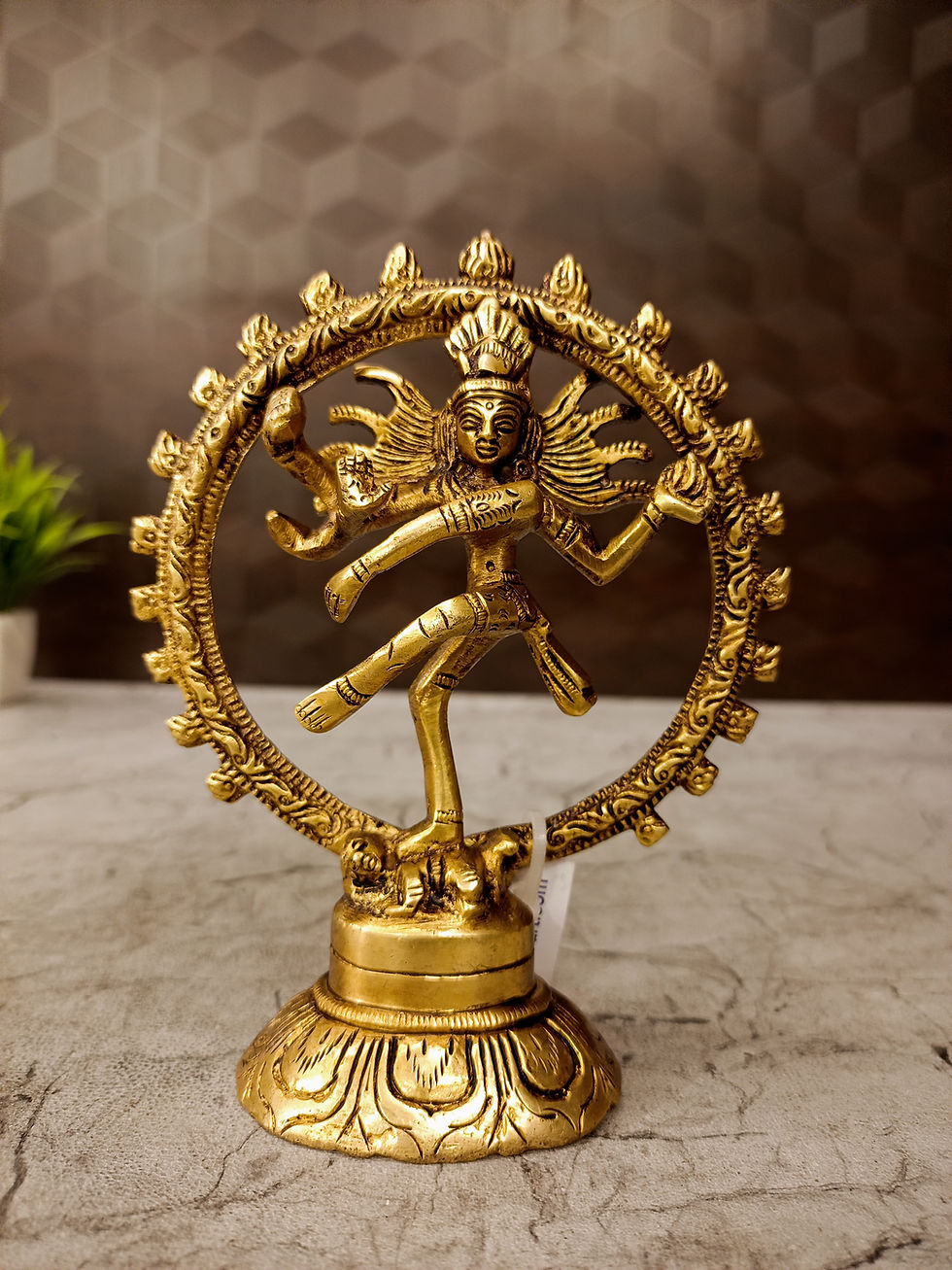 Brass Natarajar Idol 5.5"