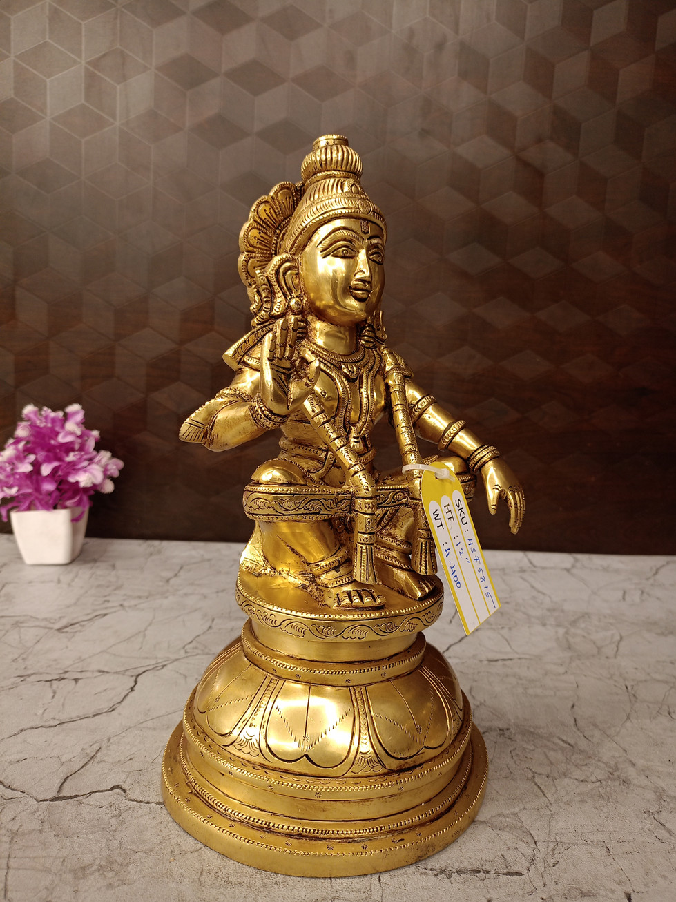 Brass  Ayyappa idol