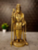 Brass Malasiya Murugan Idol 11.5''