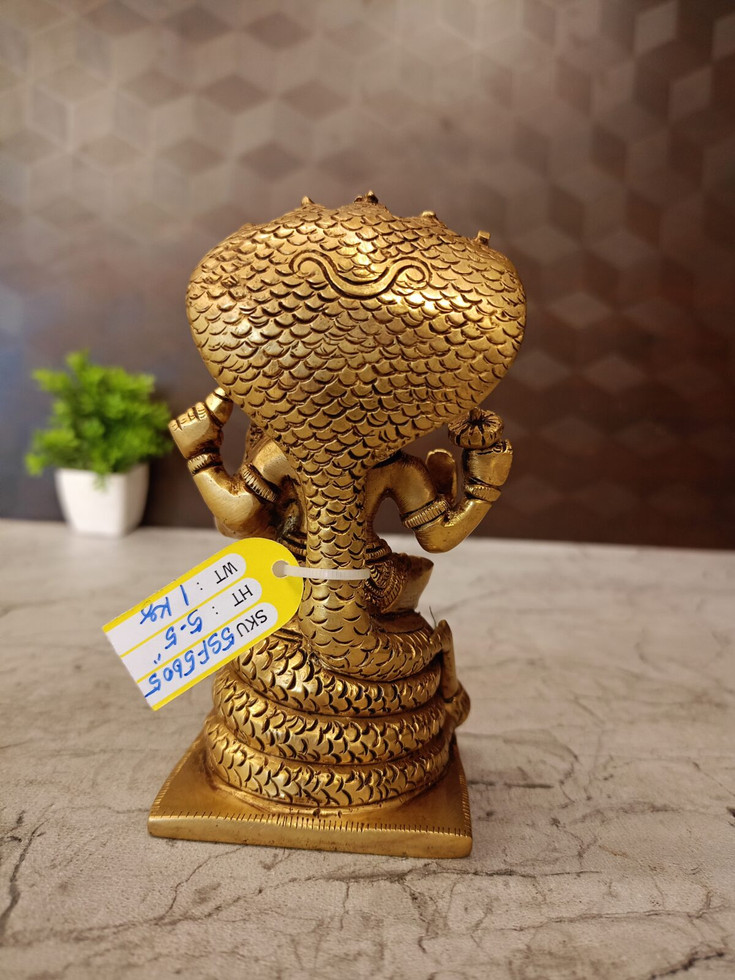 Brass Lakshmi Narashimar Idol