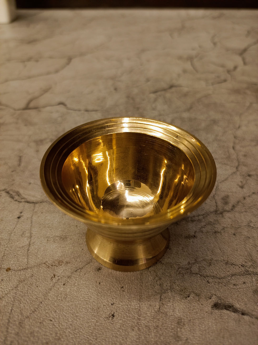 Brass Kumkum Chimil 1.5"