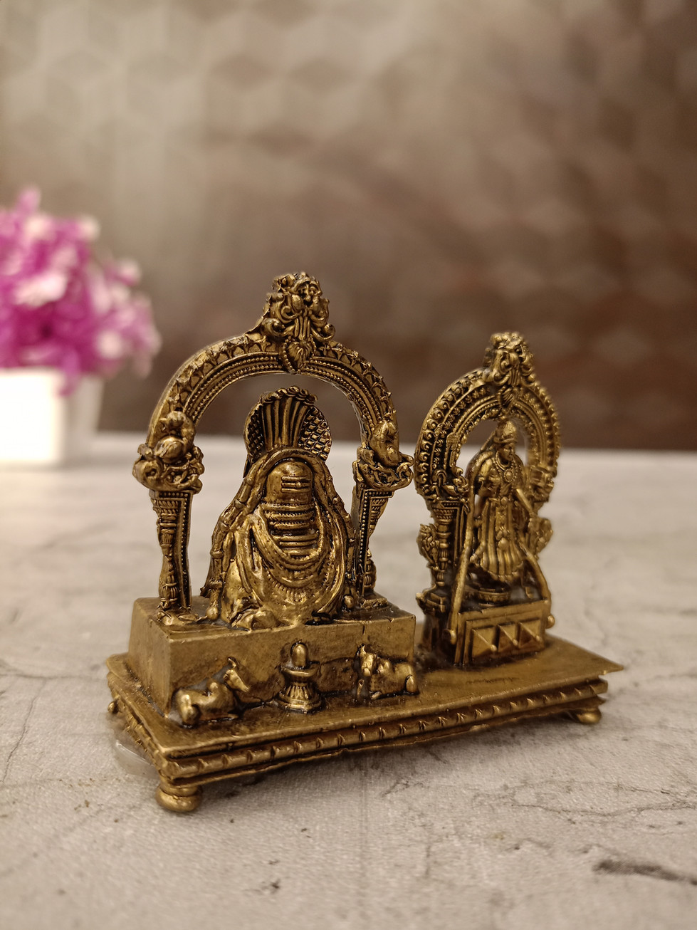 Brass Fine Art Annamalaiyar Unnamalai amman 2.5"