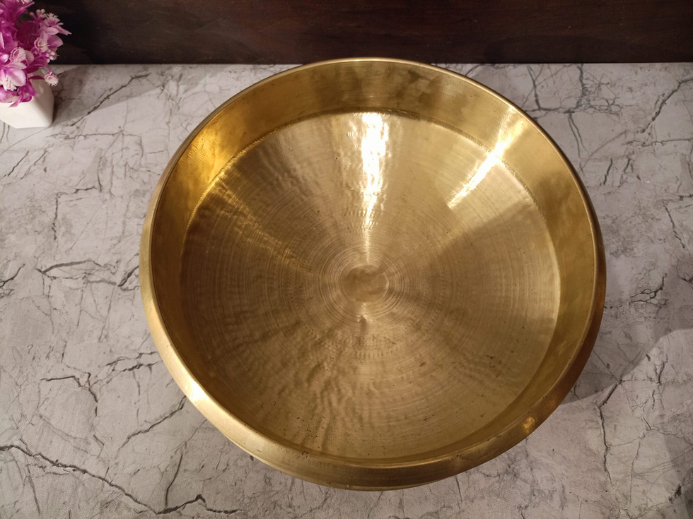 Brass Handmade Big Uruli For Home Decor & Pooja 5″