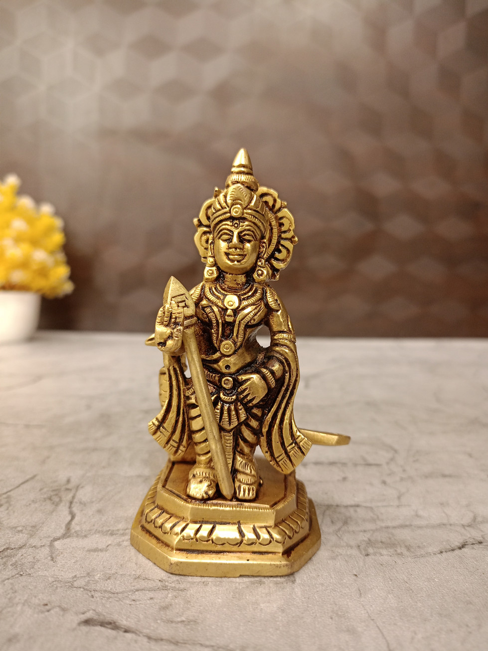 Brass Bala Murugan Idol 4"
