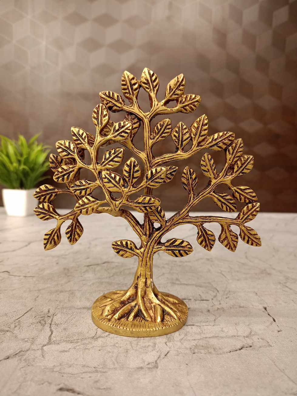 Brass kalpavriksha Tree 7"