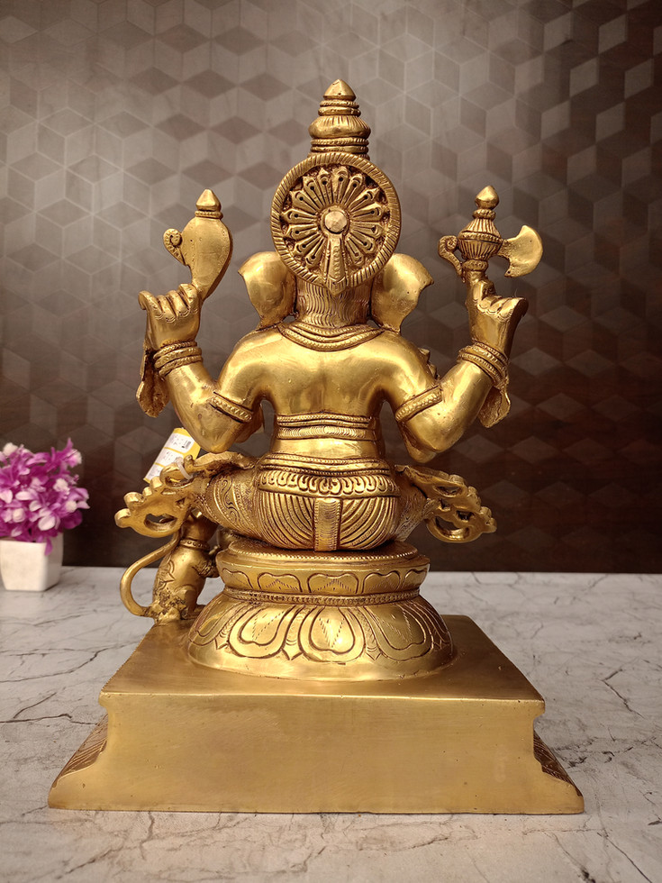 Brass Ganesha Idol