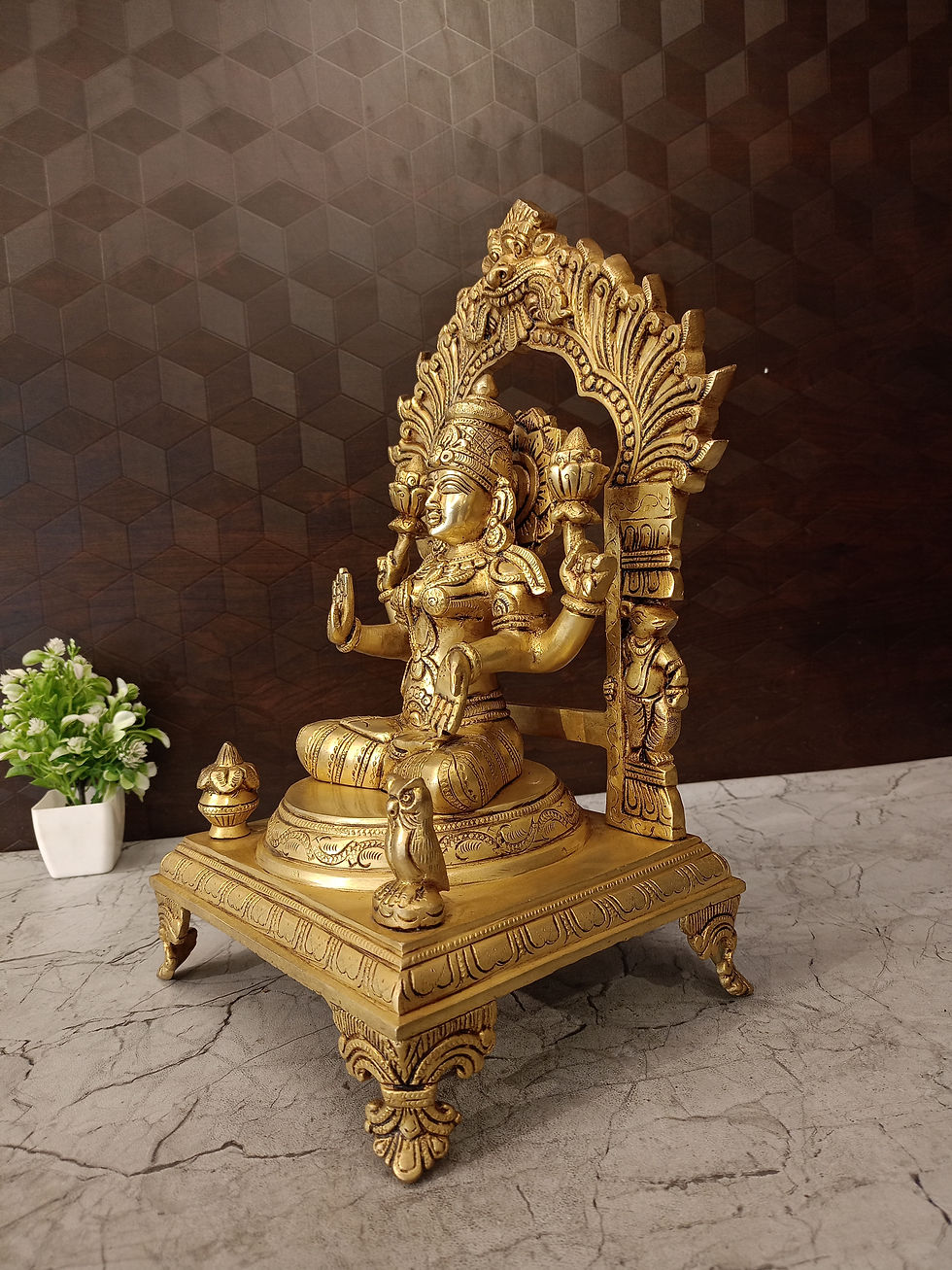 Brass Lakshmi Arch Idol