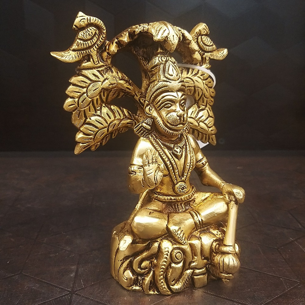 Brass Hanuman under Tree