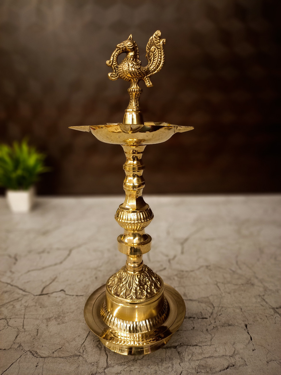 Brass Annam Kuthuvilakku 12''