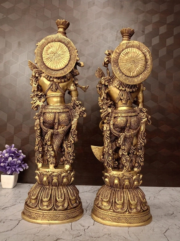 Buy Brass Superfine Radha Krishna Statue Big 21″