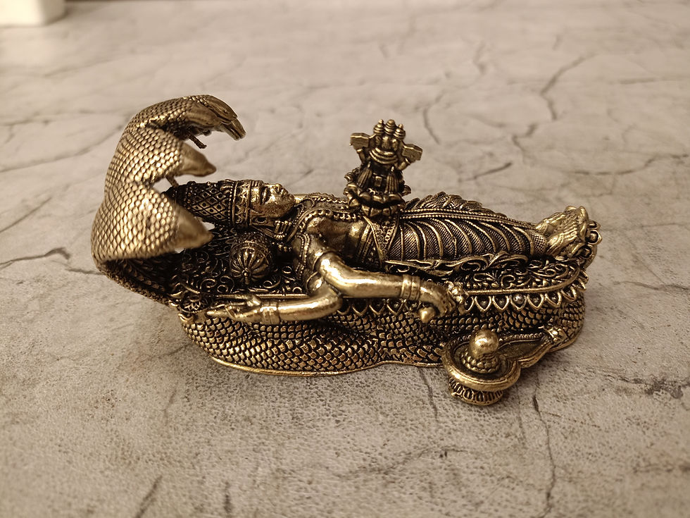Brass Fine Art Padmanathar idol