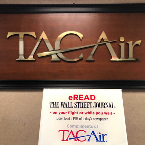 TAC Air and The Wall Street Journal Launch Digital Newspaper Distribution for Business Aviation Exec