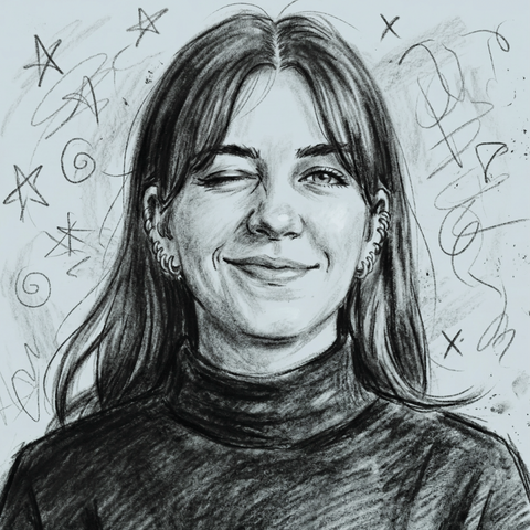 Self Portrait, Charcoal. 2026.