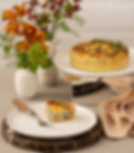 Quiche de cogumelos (1kg - serve 6 fatias)