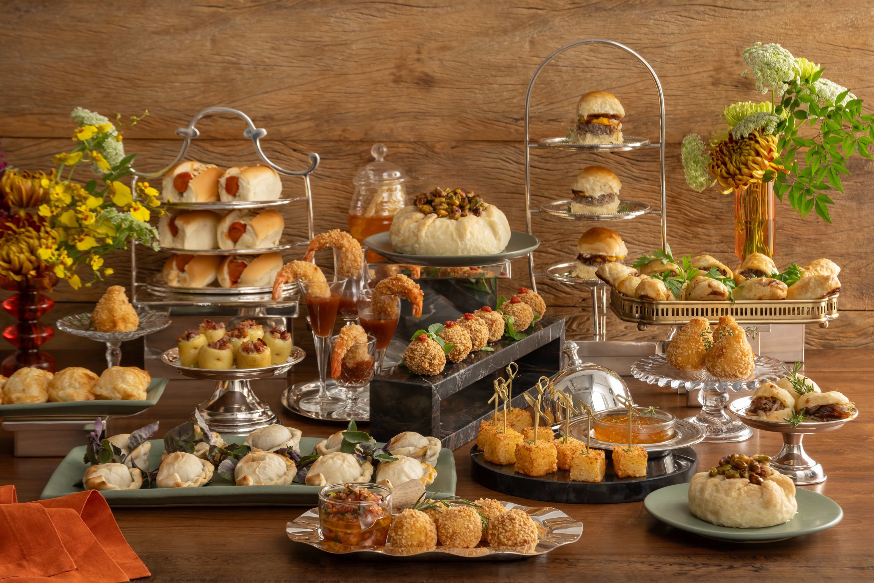 Arranged Food and Objects