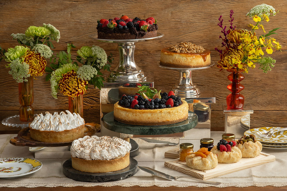 Arranged Food and Objects