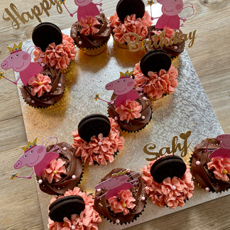 Peppa Cupcakes