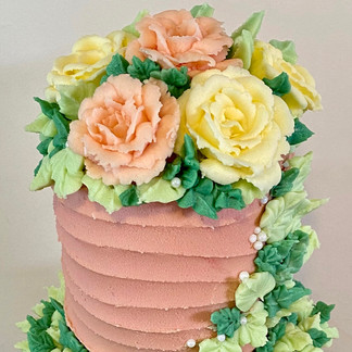 Butter, Sugar, Flower Floral Cake