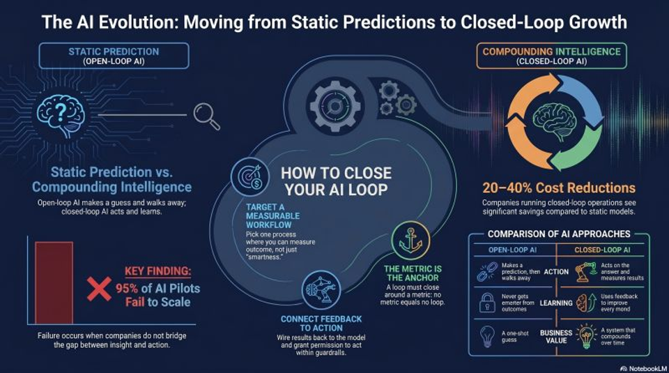 Open-Loop vs. Closed-Loop AI: Why Most AI Initiatives Never Scale