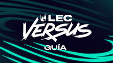 Banner oficial del torneo LEC Versus 2026 y guía de la temporada de League of Legends.