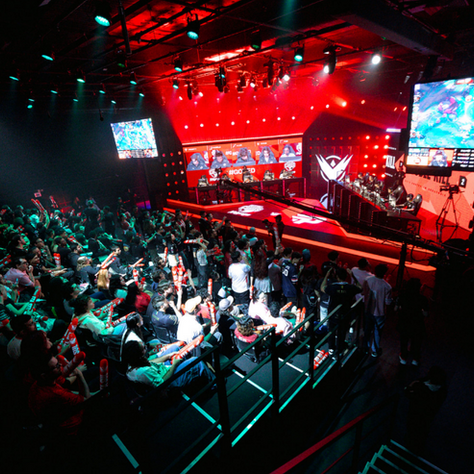 Escenario en vivo del League of Legends Championship of The Americas – región Sur,