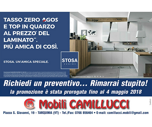 Promozione Stosa cucine tass zero top quarzo