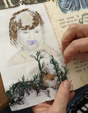 סדנה לרקמה על נייר וצילום