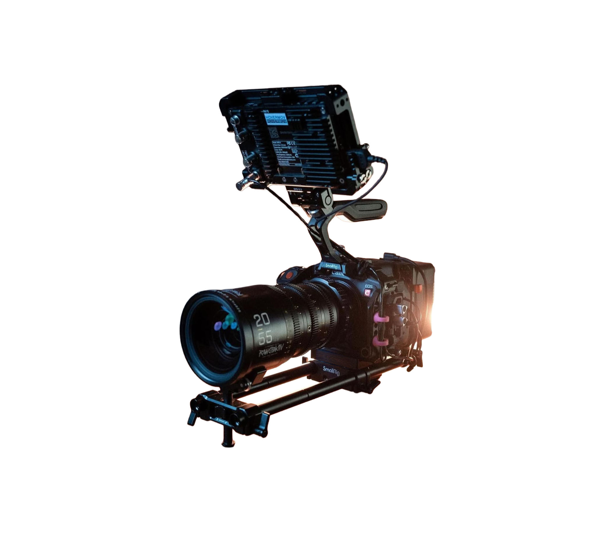 Eos R50 Camera Cinema Rig Cinema Cameras, Drones & FPV Rigs in Our Kit | RecFocus