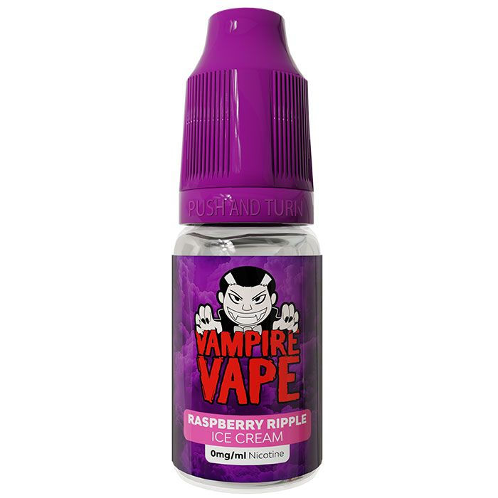 Vampire Raspberry Ripple Ice Cream