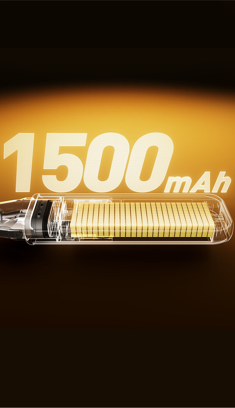 OXVA Xlim 3 Ultra 1500mAh battery with 30-minute fast charging