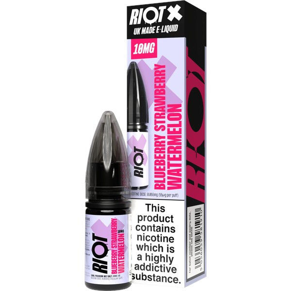 Riot X Salts Blueberry Strawberry & Watermelon