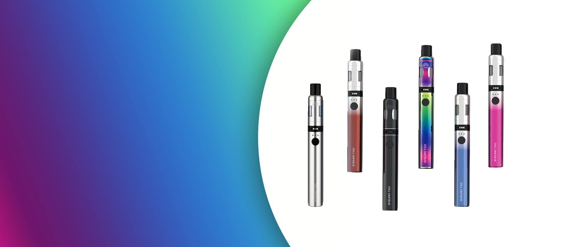 Aspire pod kit colour variants product display