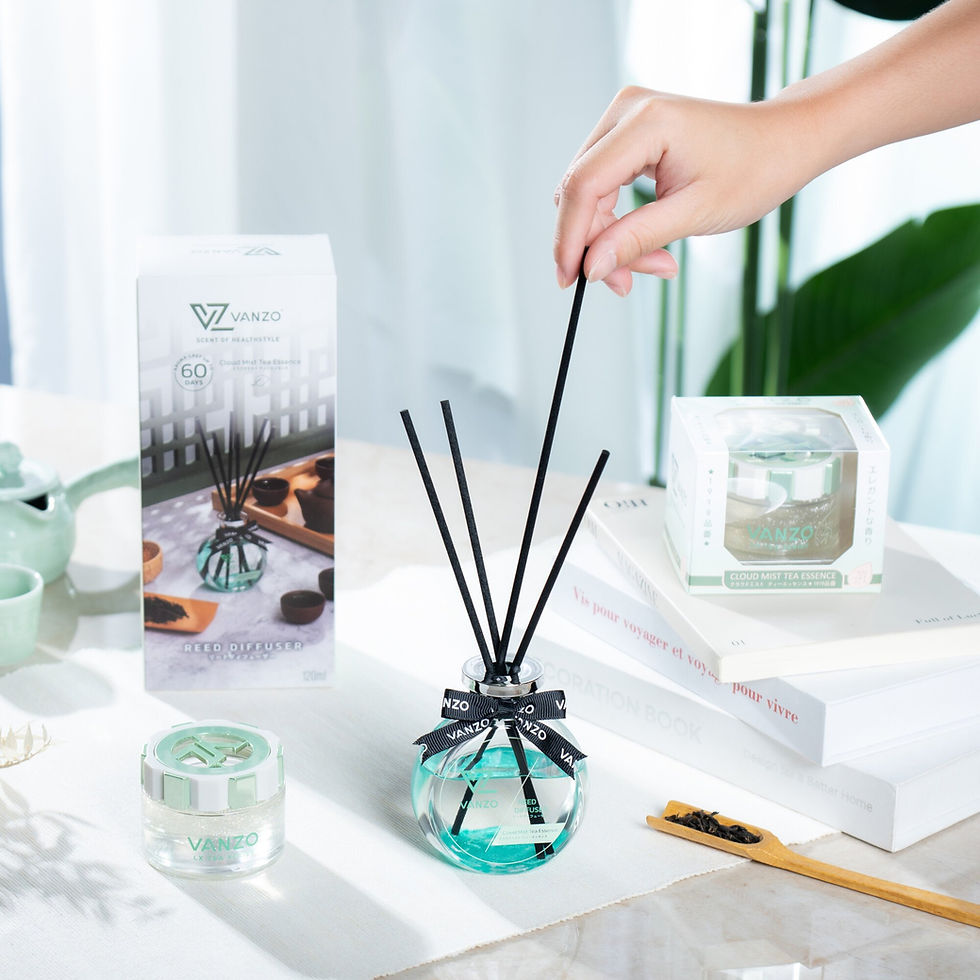 Thumbnail: VANZO Reed Diffuser Tea Series - Cloud Mist Tea Essence View