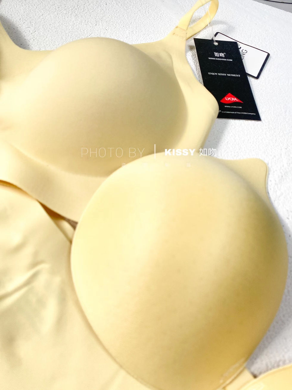 Thumbnail: RUWEN U-Sling Camisole Daisy Yellow Close Up View