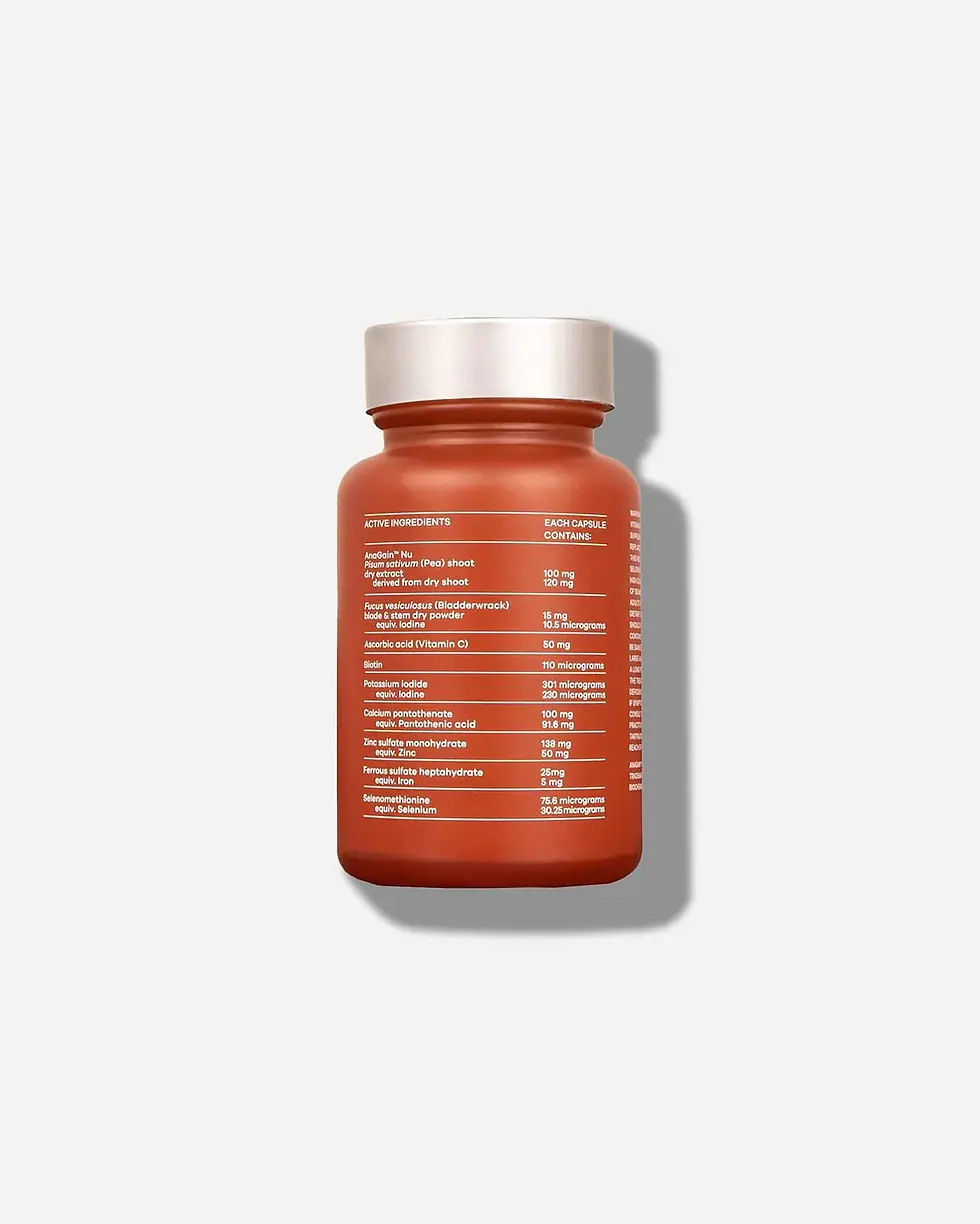 Thumbnail: Vida Glow Hairology Capsules Back View