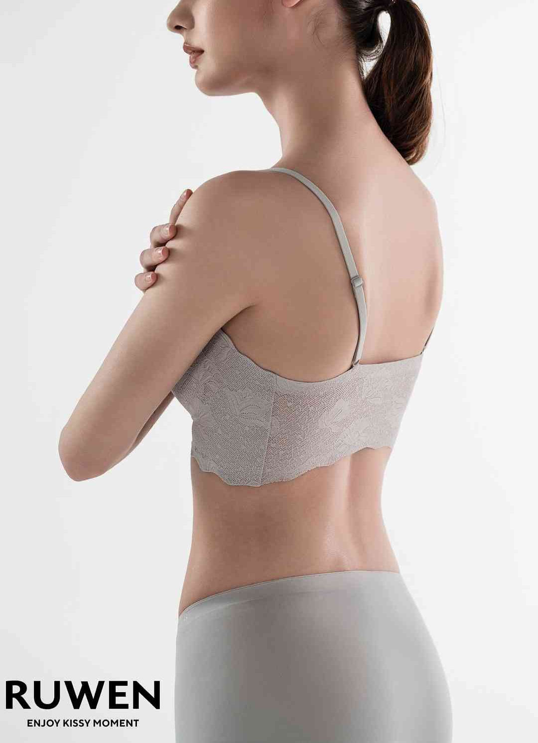 RUWEN Summer Lace Set - Galaxy Grey Back View