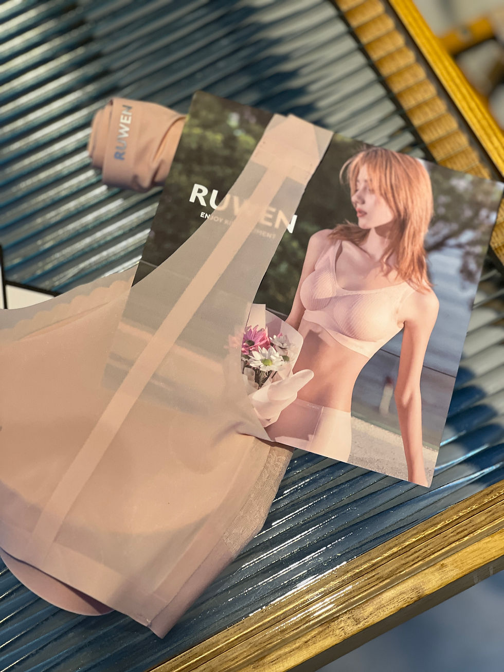 Thumbnail: RUWEN Spring Lace Light Pink Back View