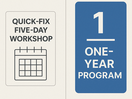 Why Does ICMG Academy Offer a One-Year Program When Most Companies Opt for Short-Term Training?