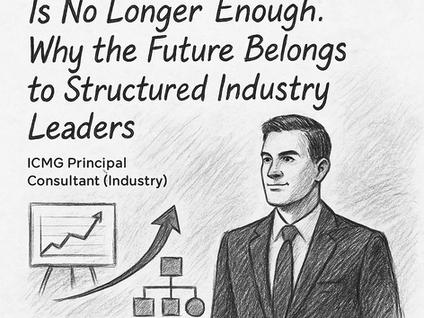 ICMG Senior Consultant (Industry) Partners. You've Mastered the Industry. Now Build Its Anatomy.