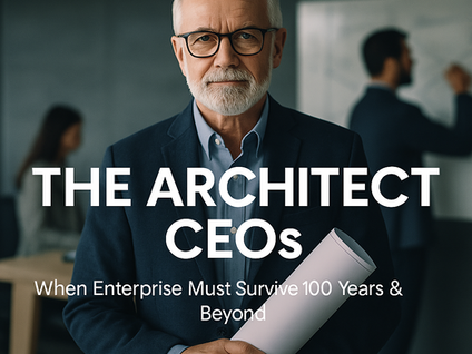 The Architect CEOs - When Enterprise Must Survive 100 Years & Beyond