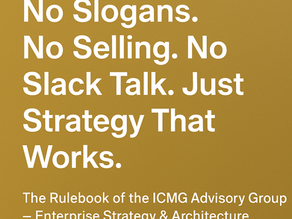 How the ICMG Advisory Group Operates—and Why It Matters
