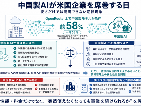 中国製AIが米国企業を席巻する日――「安さ」だけでは説明できない逆転現象『実は中国産の方が安全?』