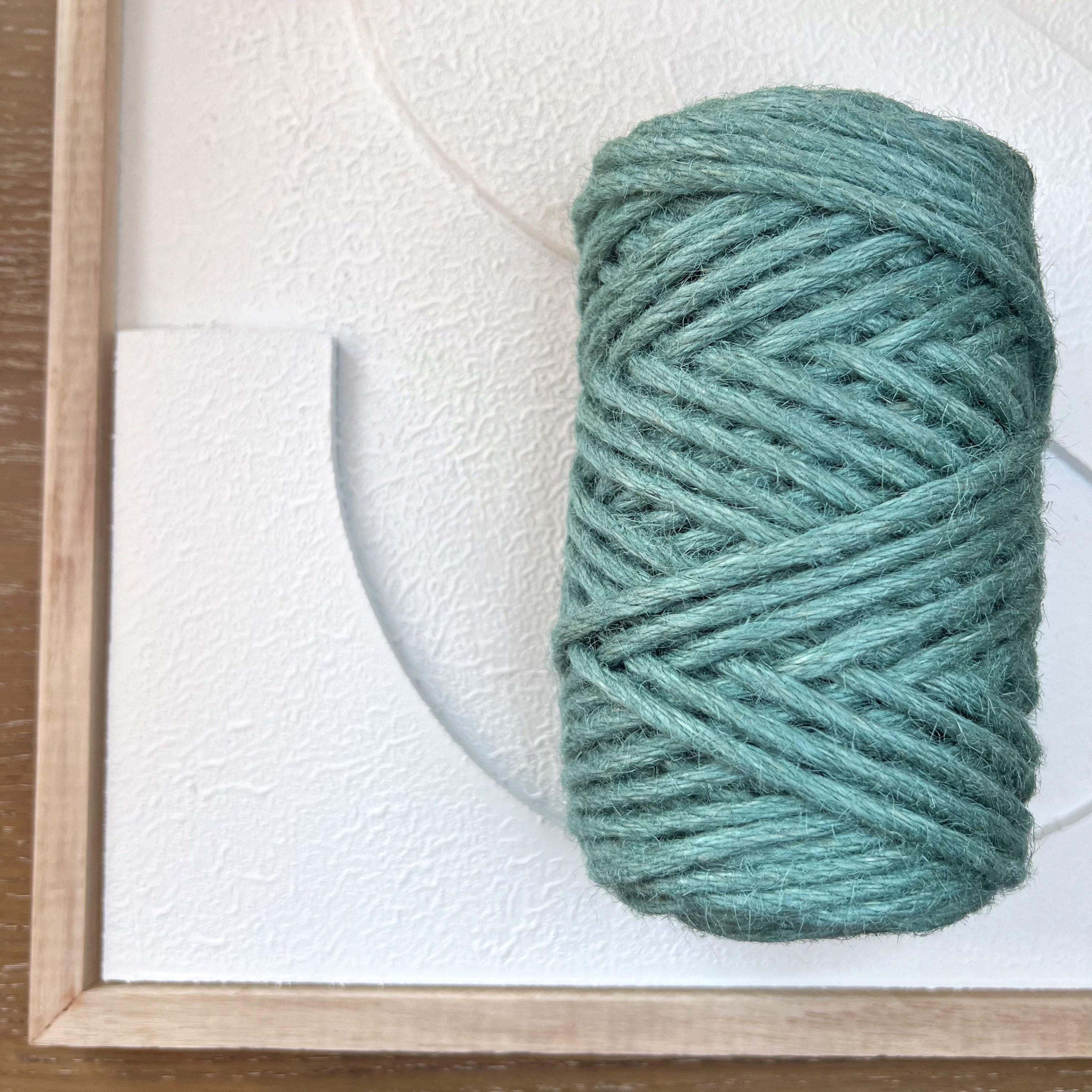 Hoooked 100 % Natural Jute, Lush Petrol