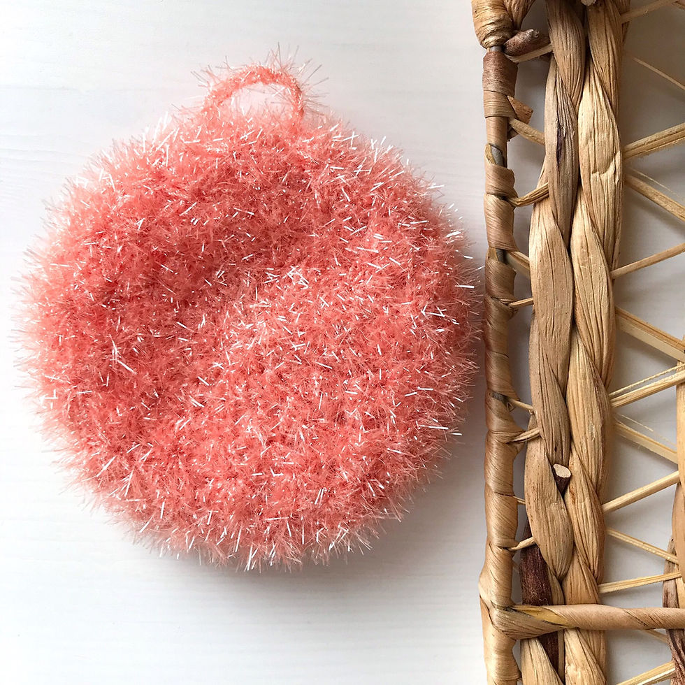 Éponge mandala en crochet