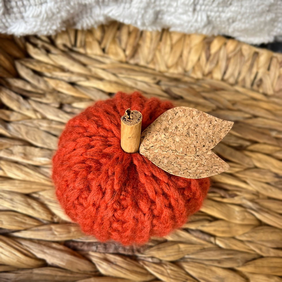 Petite citrouille au crochet