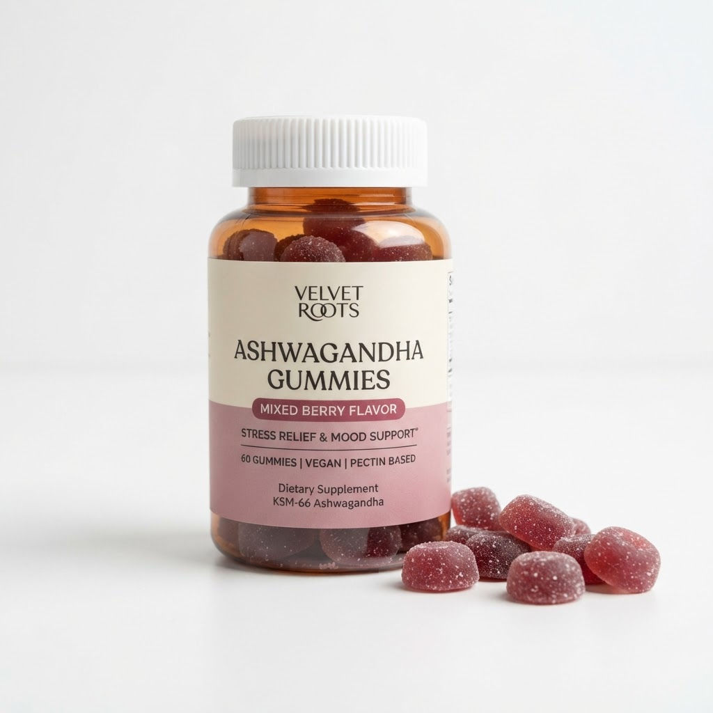 Ashwagandha Stress Relief Gummies — Adaptogenic Calm (60-Count)